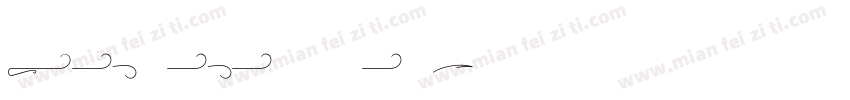 Cantana Swash字体转换